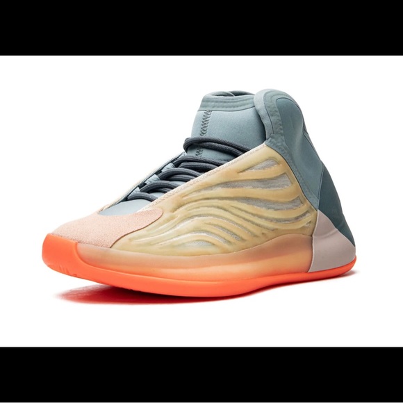 ADIDAS YEEZY QNTM HI-RES CORAL SHOES SNEAKERS MENS SIZE 9.5 NEW IN BOX quantum - Picture 4 of 11